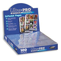 Plastlomme 9-Pocket UltraPro Silver x100 